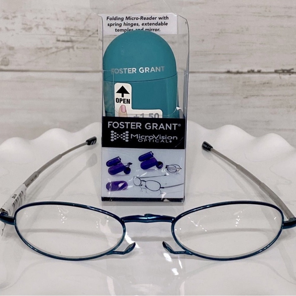 NWT Foster Grant MicroVision Readers +1.50 PRICE FIRM